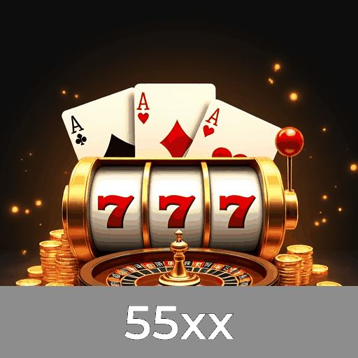 55xx: Aproveite caça-níqueis e caça-níqueis com bônus no cassino ao vivo!